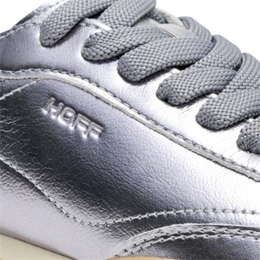 HOFF WOMENS LACE TRAINERS - SILVER
